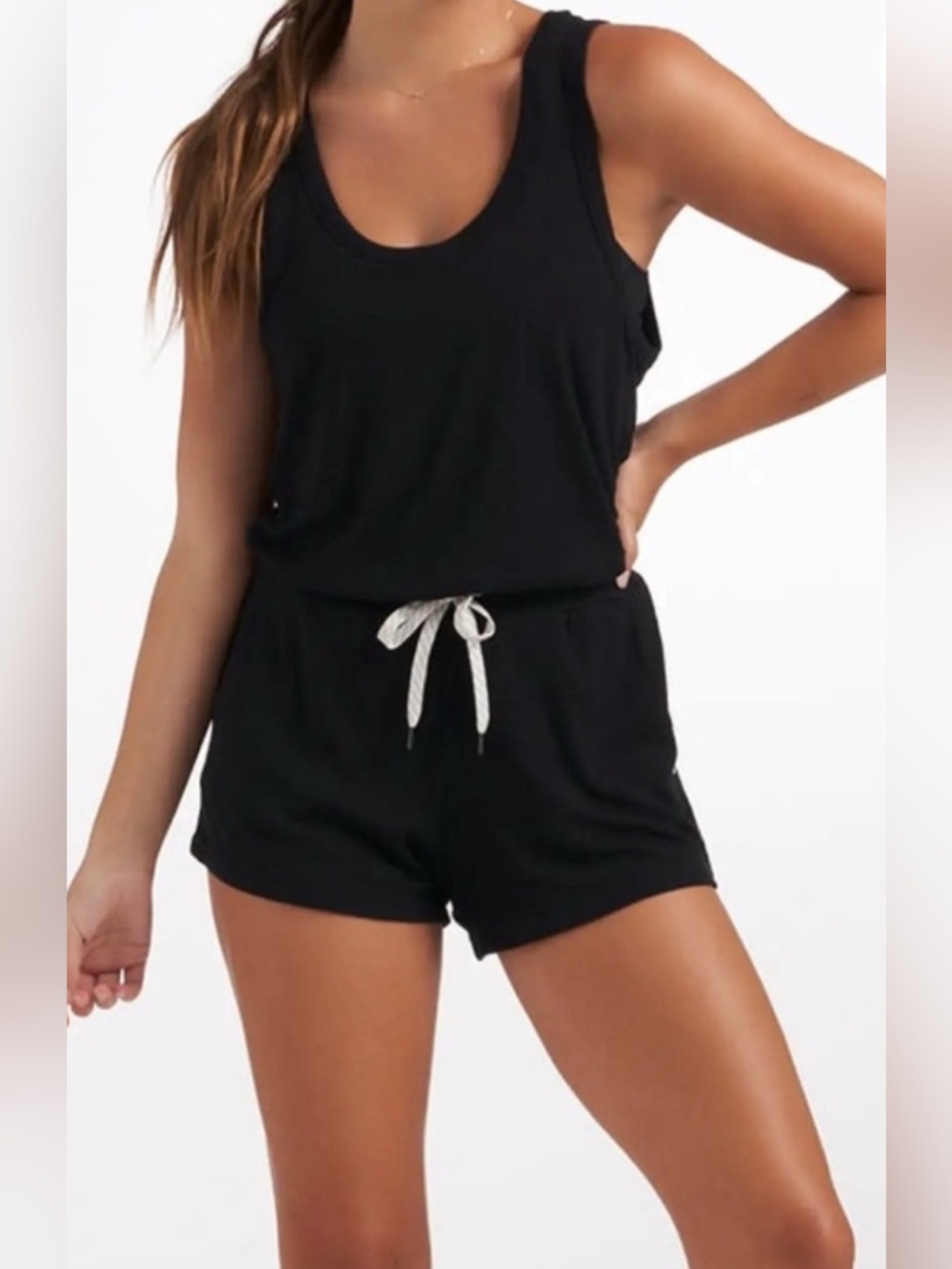 Vuori Torrey Romper Black Small